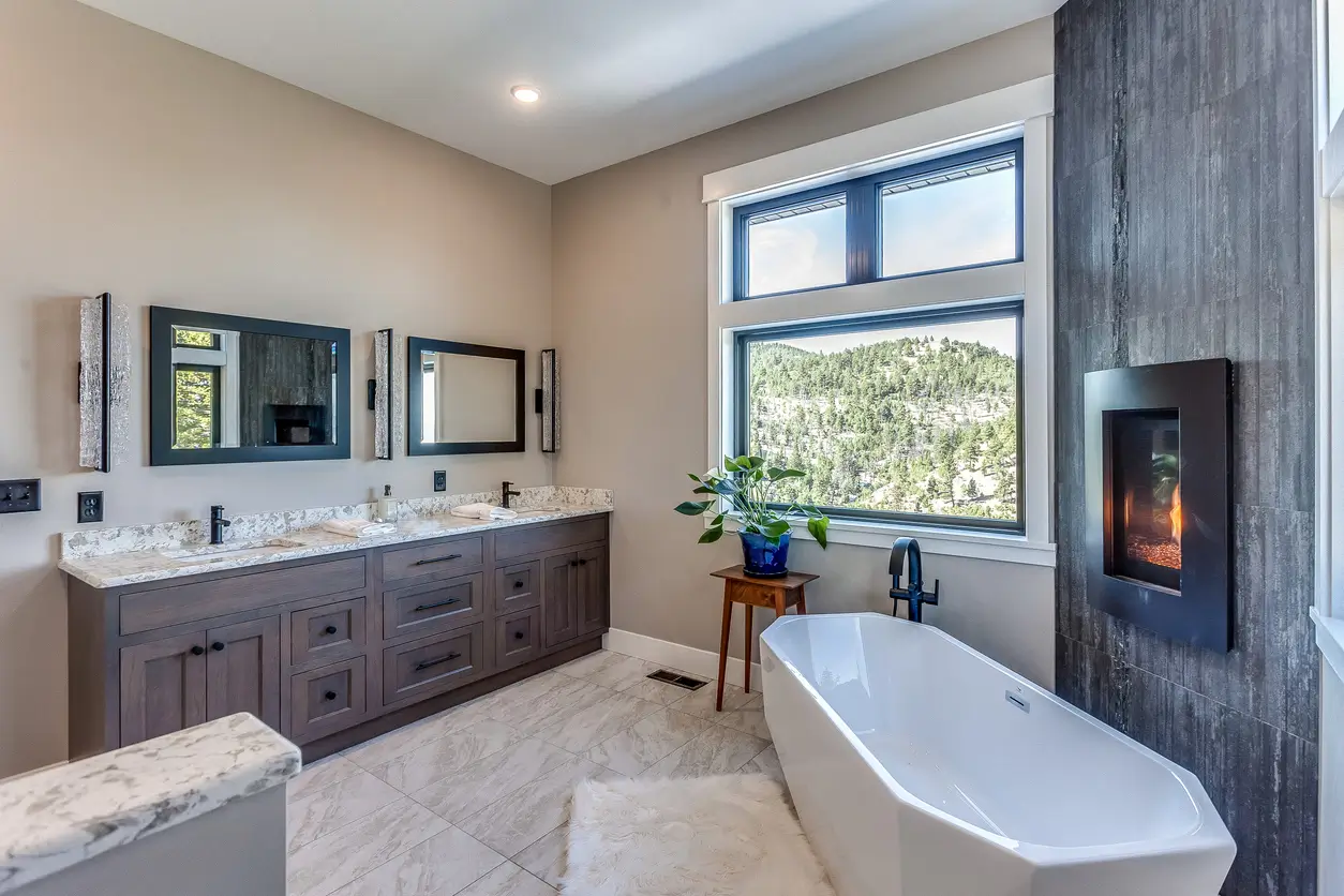 cozy bathroom remodel Colorado