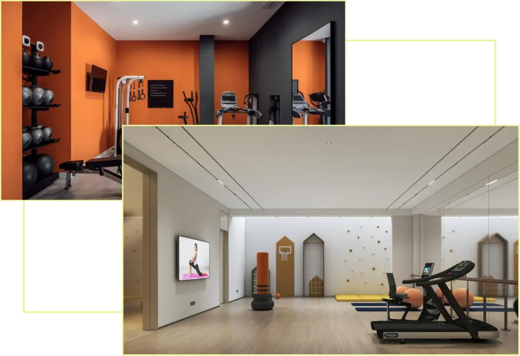 Wellness and Fitness Rooms