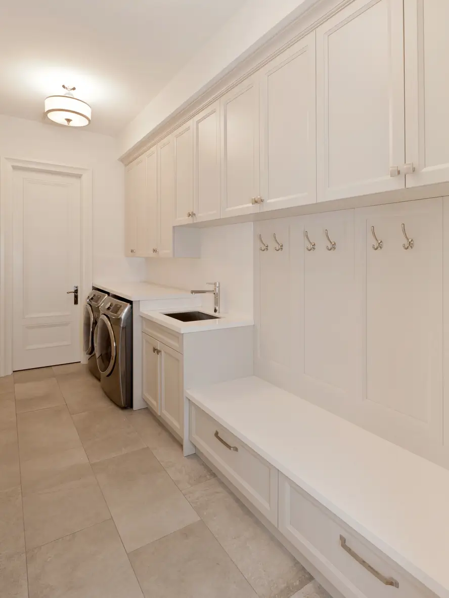 Custom Laundry and mudroom combo