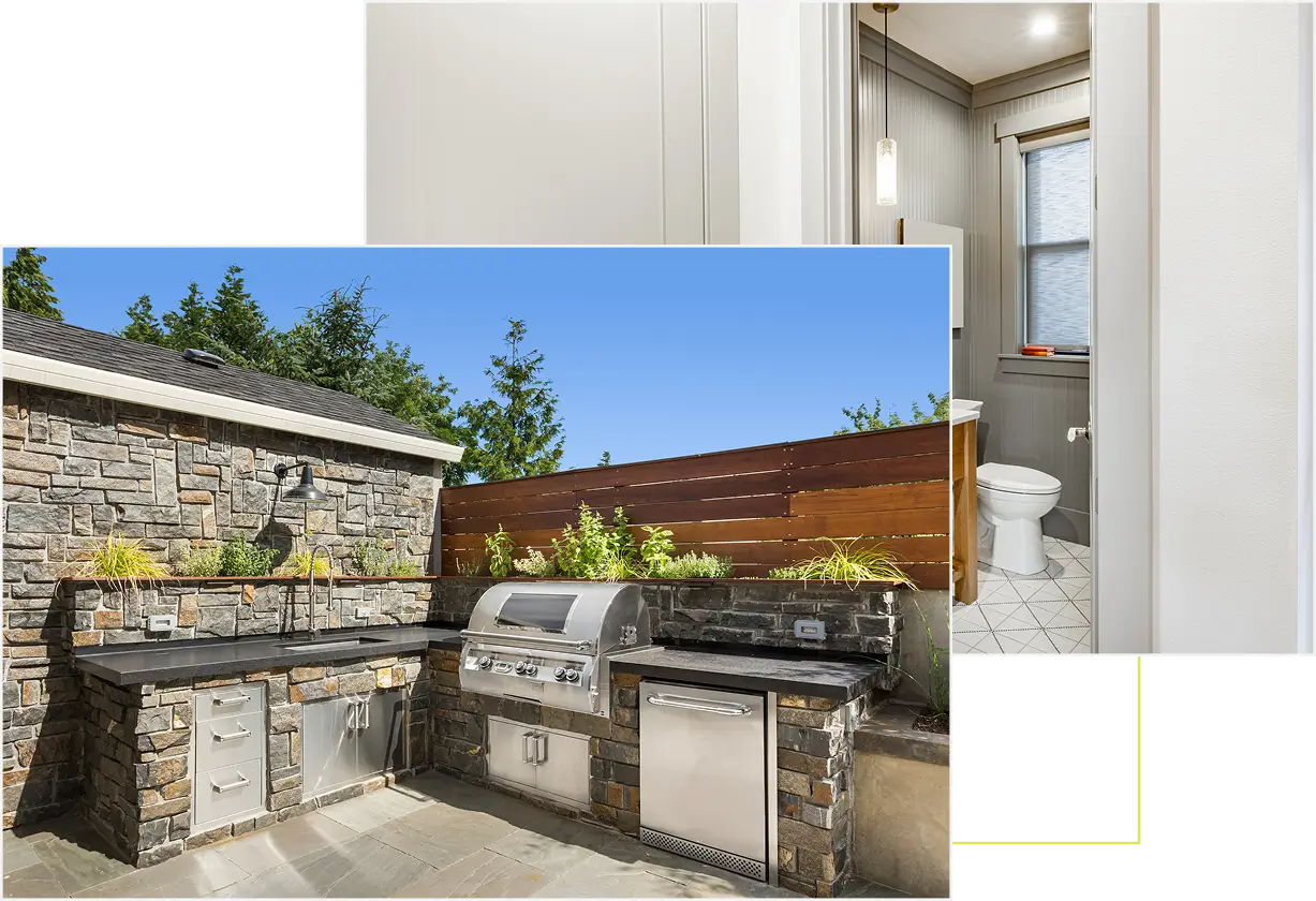 Outdoor and indoor remodels